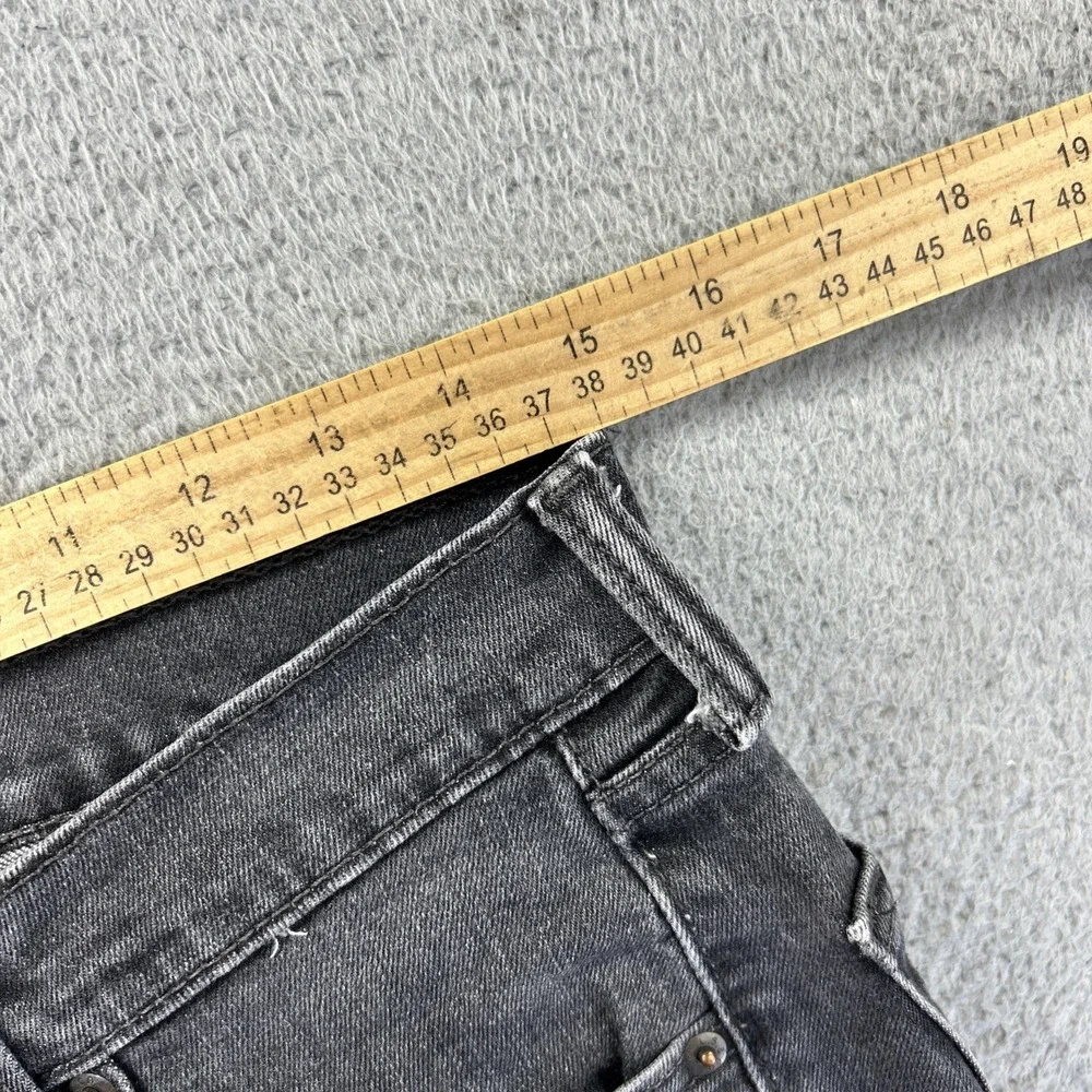 Levis 505 Jeans Mens 30x30* Gray Denim Pant Faded Regular Straight American Work